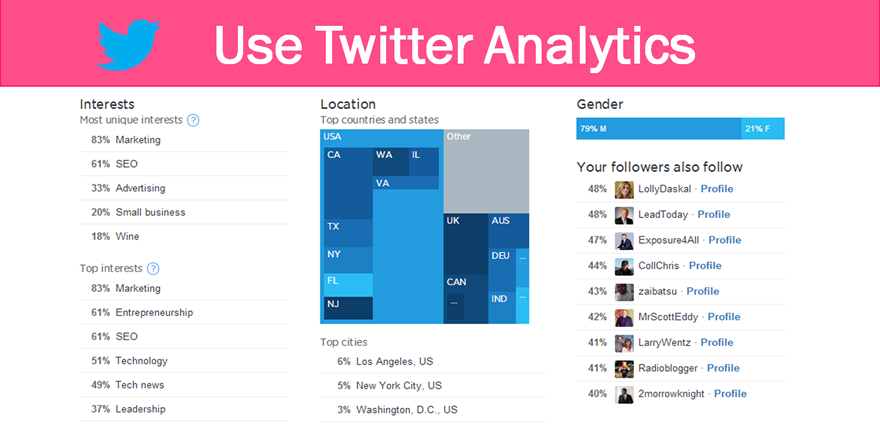Use Twitter Analytics 